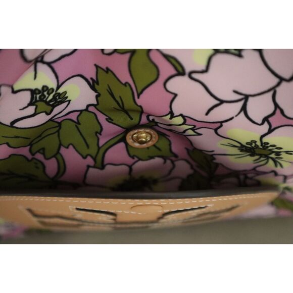 Tory Burch 151611-650 Aster Pink Flower Ella Nylon Floral Printed Tote Bag - Picture 7 of 10